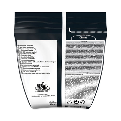 Nescafe Ristretto Decaffeinated Blend Coffee, 8.8 oz Bag, 4/Carton