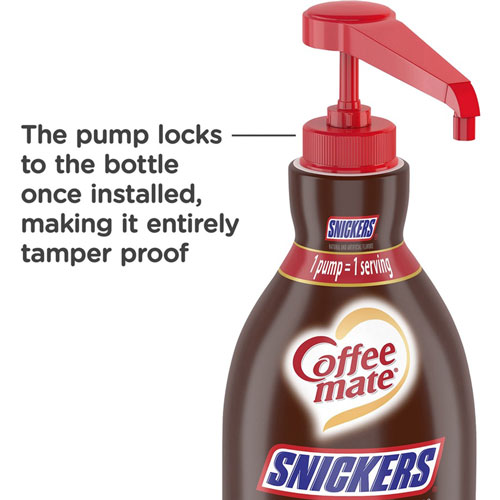 Coffee-Mate® Snickers Creamer Concentrate, Snicker Flavor, 50.72 fl oz (1.50 L), 1EachBottle