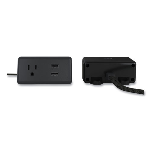 NXT Technologies™ Indoor Extension Cord with USB Ports, 5 ft, Black