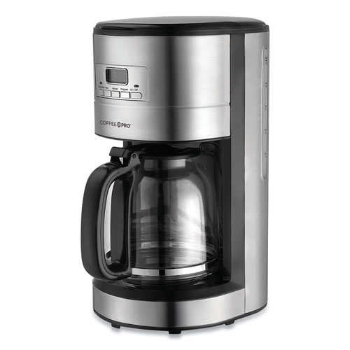 CoffeePro Home/Office Euro Style Coffee Maker, Stainless Steel