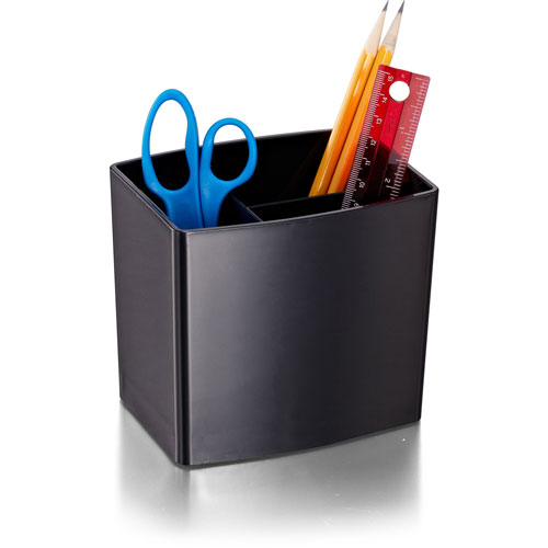 Officemate Pencil Holder, Large, 3 Compartments, 5