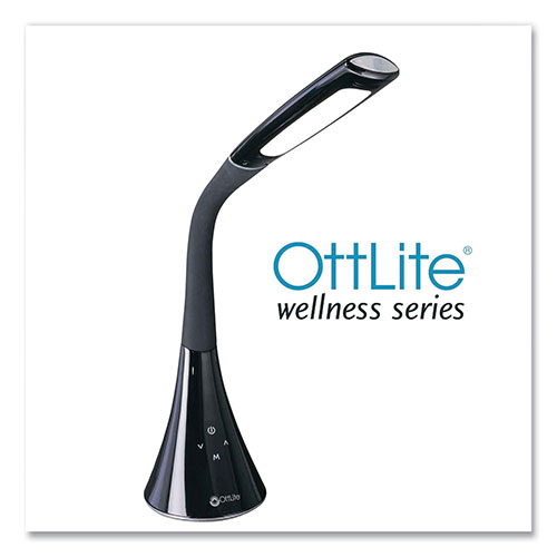 OttLite Wellness Series Swerve LED Desk Lamp, 23.25