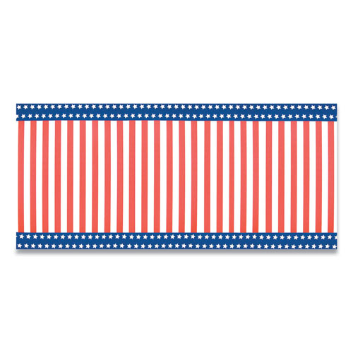 Pacon Corobuff Corrugated Paper Roll, 48" x 25 ft, Stars and Stripes