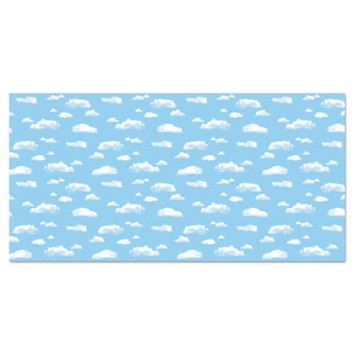 Pacon Fadeless Designs Bulletin Board Paper, Clouds, 48" x 50 ft.