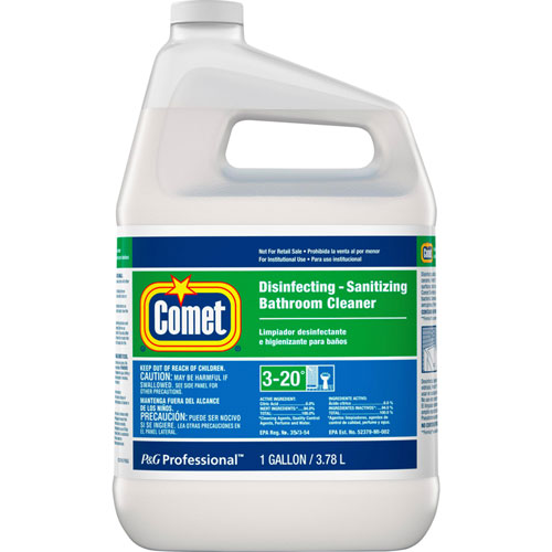 Comet Professional Liquid Disinfecting & Sanitizing Bathroom Cleaner, Ready to Use, 1 Gallon Bottles, 3/Case