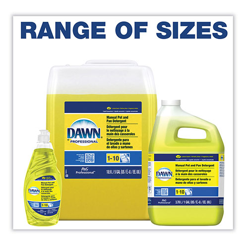 Dawn® Professional Manual Pot & Pan Detergent Concentrate, Lemon Scent, Concentrate, 38 oz. Bottle
