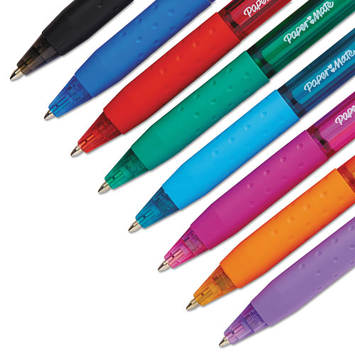 Papermate® InkJoy 300 RT Retractable Ballpoint Pen, 1mm, Assorted Ink/Barrel, 24/Pack