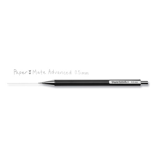 Papermate® Advanced Mechanical Pencils, 0.5 mm, HB (#2), Black Lead, Gun Metal Gray Barrel