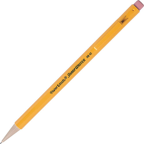 Papermate® Sharpwriter Mechanical Pencils - HB/#2 Lead - 0.7 mm Lead Diameter - Black Lead - Yellow Barrel - 5 / Pack