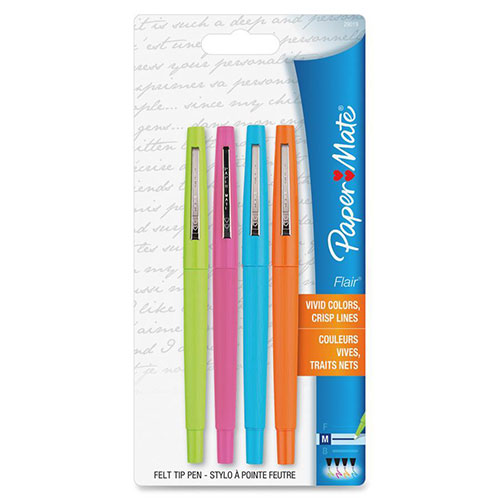 Papermate® Point Guard Tip Flair Pen, Assorted