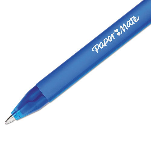 Papermate® ComfortMate Ultra Retractable Ballpoint Pen, 0.8mm, Blue Ink/Barrel, Dozen