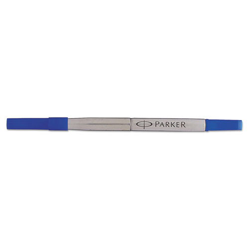 Parker Refill for Parker Roller Ball Pens, Medium Point, Blue Ink