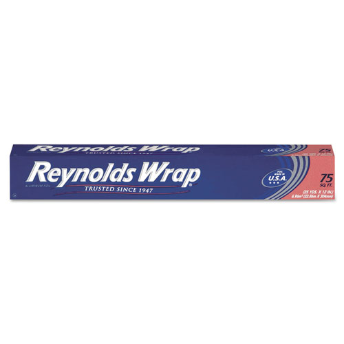 Reynolds Standard Aluminum Foil Roll, 12" x 75 ft, Silver
