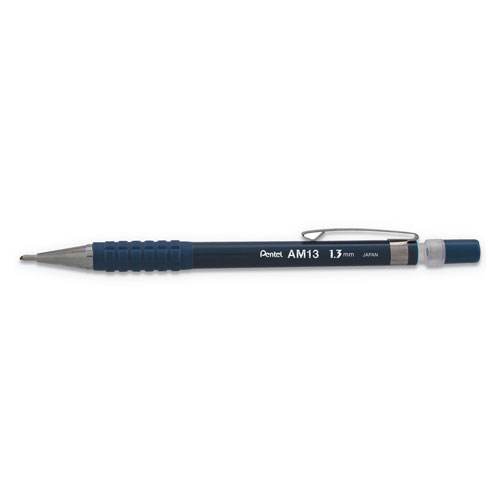 Pentel Sharp Mechanical Pencil, 1.3 mm, HB (#2.5), Black Lead, Blue Barrel