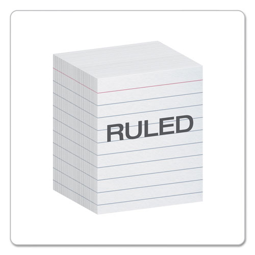 Oxford Ruled Mini Index Cards, 3 x 2 1/2, White, 200/Pack