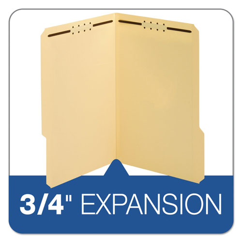 Pendaflex Top Tab 2-Fastener Folder, 1/3-Cut Tabs, Legal Size, Manila, 50/Box