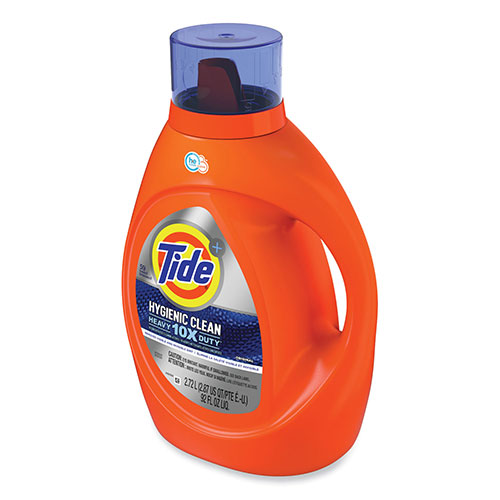 Tide Hygienic Clean Heavy 10x Duty Liquid Laundry Detergent, Original, 92 oz Bottle