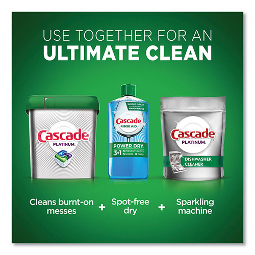 Cascade ActionPacs, Fresh Scent, 11.7 oz Bag, 21/Pack, 5 Packs/Carton