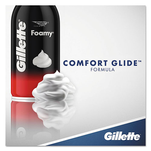 Gillette Foamy Shave Cream, Trial Size, 2 oz. Can, 48/Case