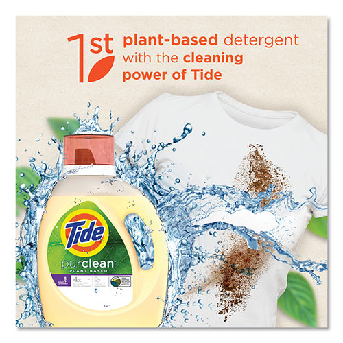Tide PurClean Liquid Laundry Detergent, Honey Lavender, 32 Loads, 46 oz Bottle, 6/Carton