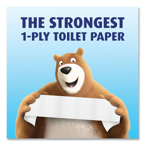 Charmin Essentials Strong Bathroom Tissue, Septic Safe, 1-Ply, White, 4 x 3.92, 451/Roll,12 Roll/Pack