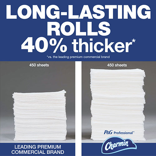 Charmin Toilet Paper, White, Individually Wrapped, 75 rolls, 450 Sheets Per Roll, 33750 Sheets Total