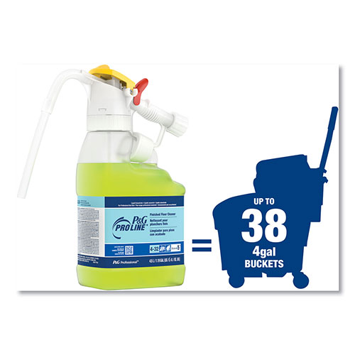 P&G Pro Line® Dilute 2 Go, P&G Pro Line Finished Floor Cleaner, Fresh Scent, , 4.5 L Jug, 1/Carton