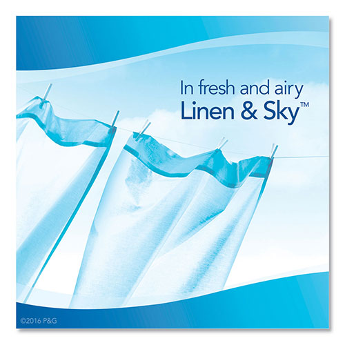 Febreze Plug in Air Freshener and Odor Eliminator, Linen & Sky Scent, Pack, 1 Refill, 6/Pack
