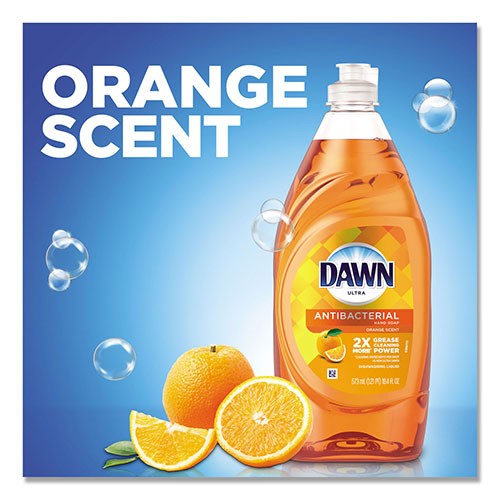 Dawn Ultra Dishwashing Liquid, Antibacterial, Orange Scent, 28 oz. Bottle