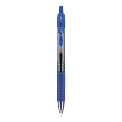 Pilot G2 Metallics Retractable Gel Pen, Fine 0.7mm, Assorted Ink/Barrel, 8/Pack