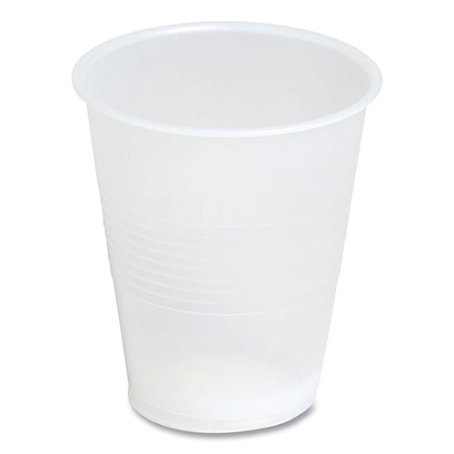 Perk™ Plastic Cold Cups, 7 oz, Clear, 100/Pack