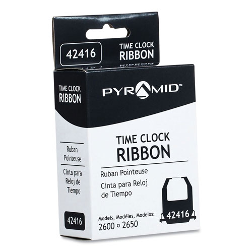 Pyramid 42416 Time Clock Ribbon, Black