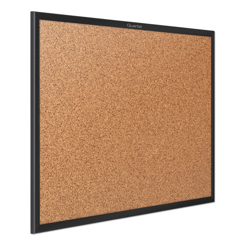 Quartet® Classic Series Cork Bulletin Board, 60x36, Black Aluminum Frame