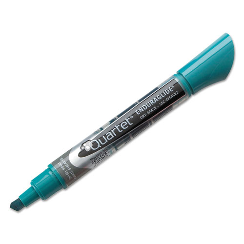 Quartet® EnduraGlide Dry Erase Marker, Broad Chisel Tip, Assorted Colors, 4/Set