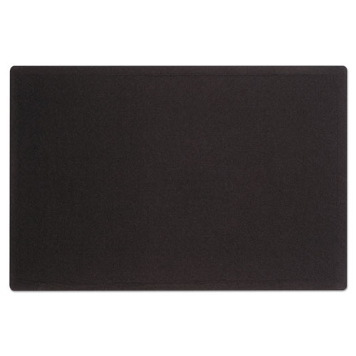 Quartet® Oval Office Fabric Bulletin Board, 36 x 24, Black