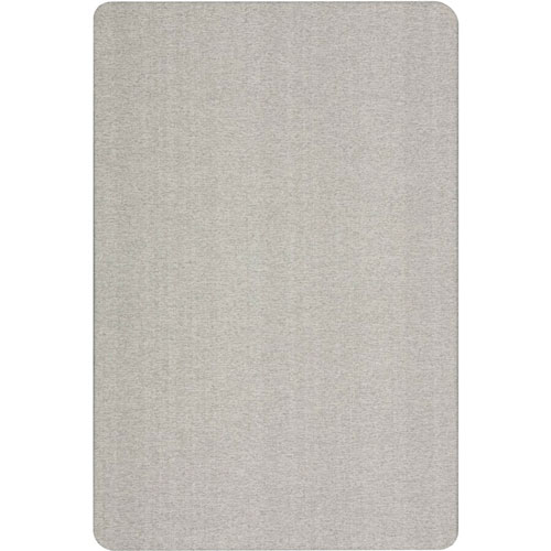 Quartet® Oval Office Fabric Bulletin Board, 36 x 24, Gray