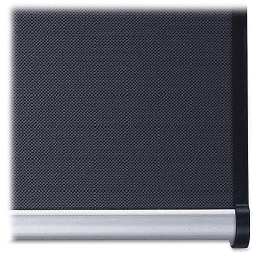 Quartet® Prestige Bulletin Board, Diamond Mesh Fabric, 48 x 36, Gray/Aluminum Frame