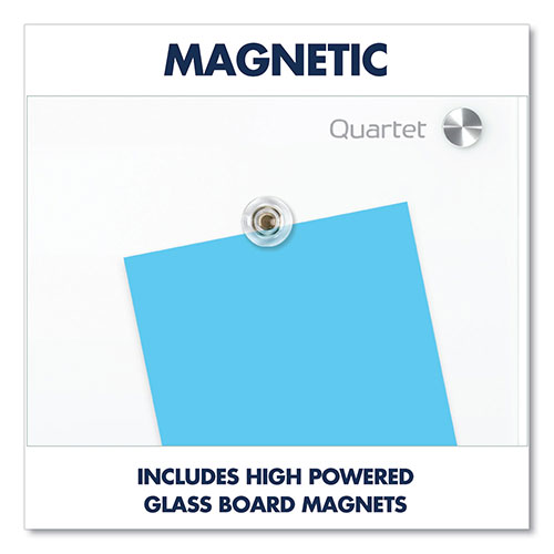 Quartet® Brilliance Glass Dry-Erase Boards, 24 x 18, White Surface