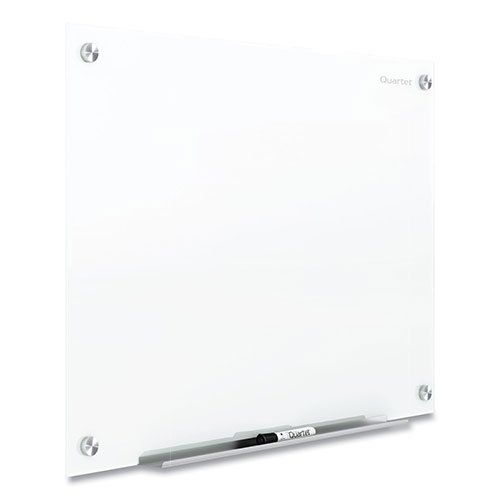 Quartet® Brilliance Glass Dry-Erase Boards, 24 x 18, White Surface