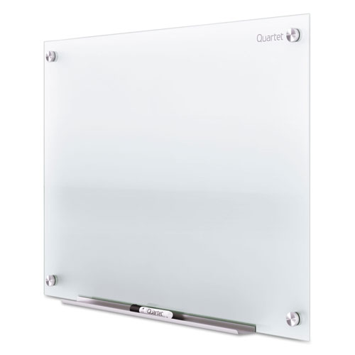 Quartet® Infinity Glass Marker Board, Frosted, 24 x 18