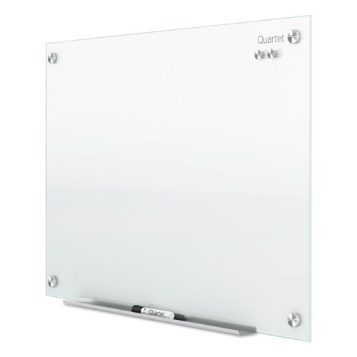 Quartet® Infinity Magnetic Glass Marker Board, 24 x18, White