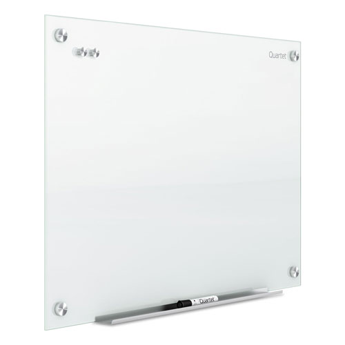 Quartet® Infinity Magnetic Glass Marker Board, 96 x 48, White