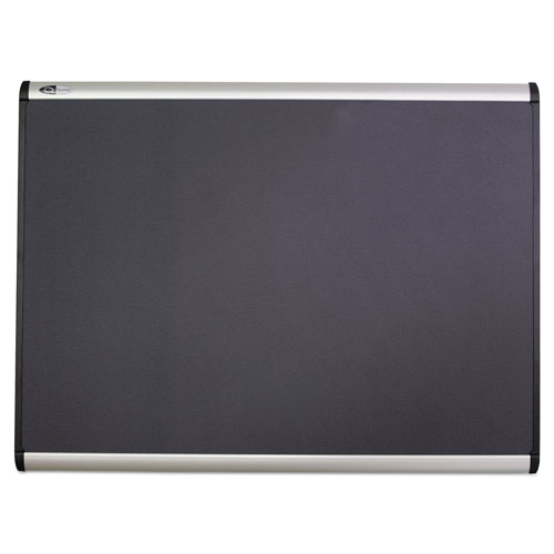 Quartet® Prestige Plus Magnetic Fabric Bulletin Board, 48 x 36, Aluminum Frame