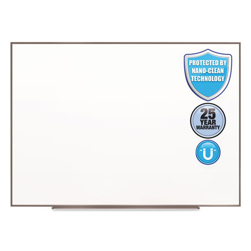 Quartet® Fusion Nano-Clean Magnetic Whiteboard, 36 x 24, Silver Frame