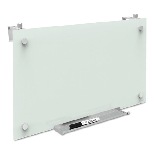 Quartet® Infinity Magnetic Glass Dry Erase Cubicle Board, 18 x 30, White