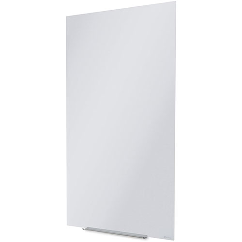 Quartet InvisaMount Vertical Magnetic Glass Dry-Erase Boards, 28 x 50, White Surface