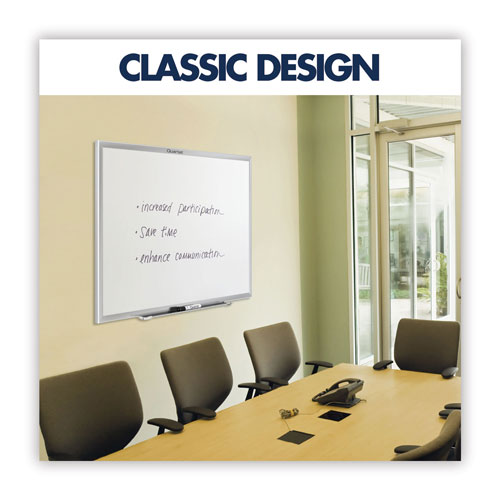 Quartet® Classic Series Total Erase Dry Erase Board, 48 x 36, Silver Aluminum Frame