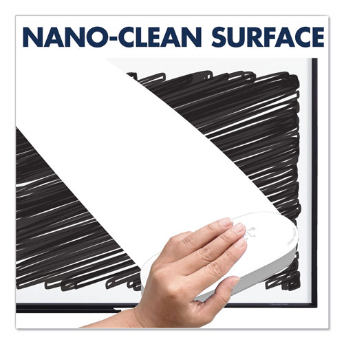 Quartet® Classic Series Nano-Clean Dry Erase Board, 36 x 24, Black Aluminum Frame