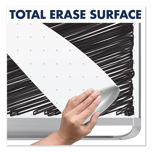 Quartet® Prestige 2 Magnetic Total Erase Whiteboard, 96 x 48, Aluminum Frame