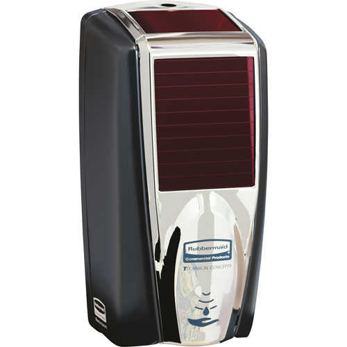 Rubbermaid LumeCel AutoFoam Dispenser, Automatic, 1.16 quart Capacity, Touch-free, Black, Chrome, 10/Carton